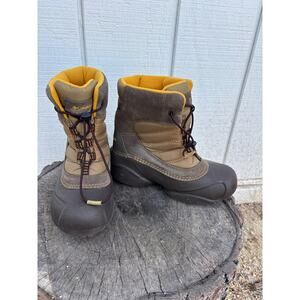 Columbia Winter Snow Boots, Warm‎ Boots, Brown, Size 3